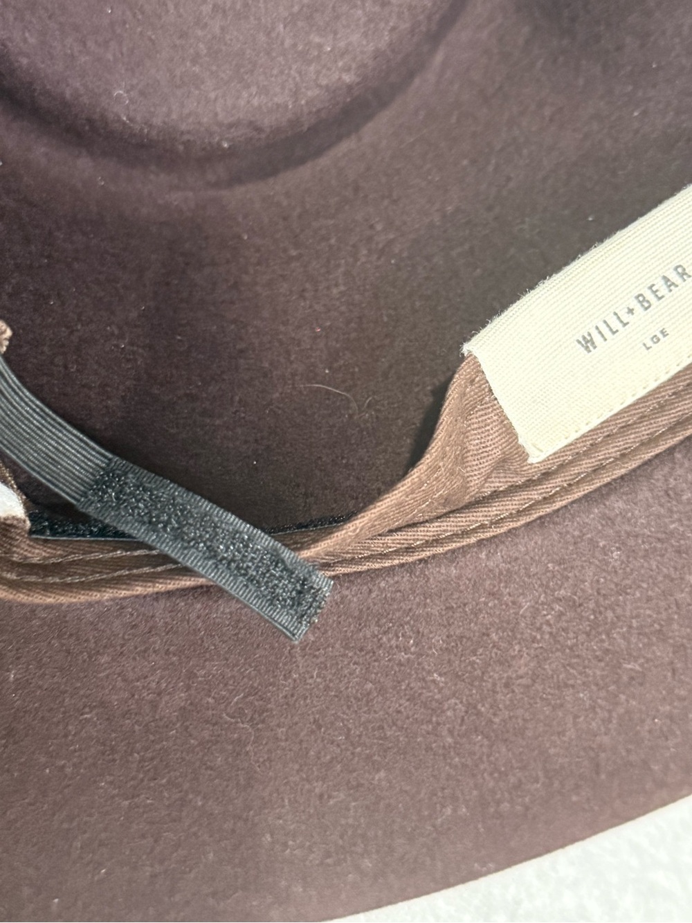 Will + Bear Cooper Coffee | Brown Western Hat | size L - Picture 6 of 9